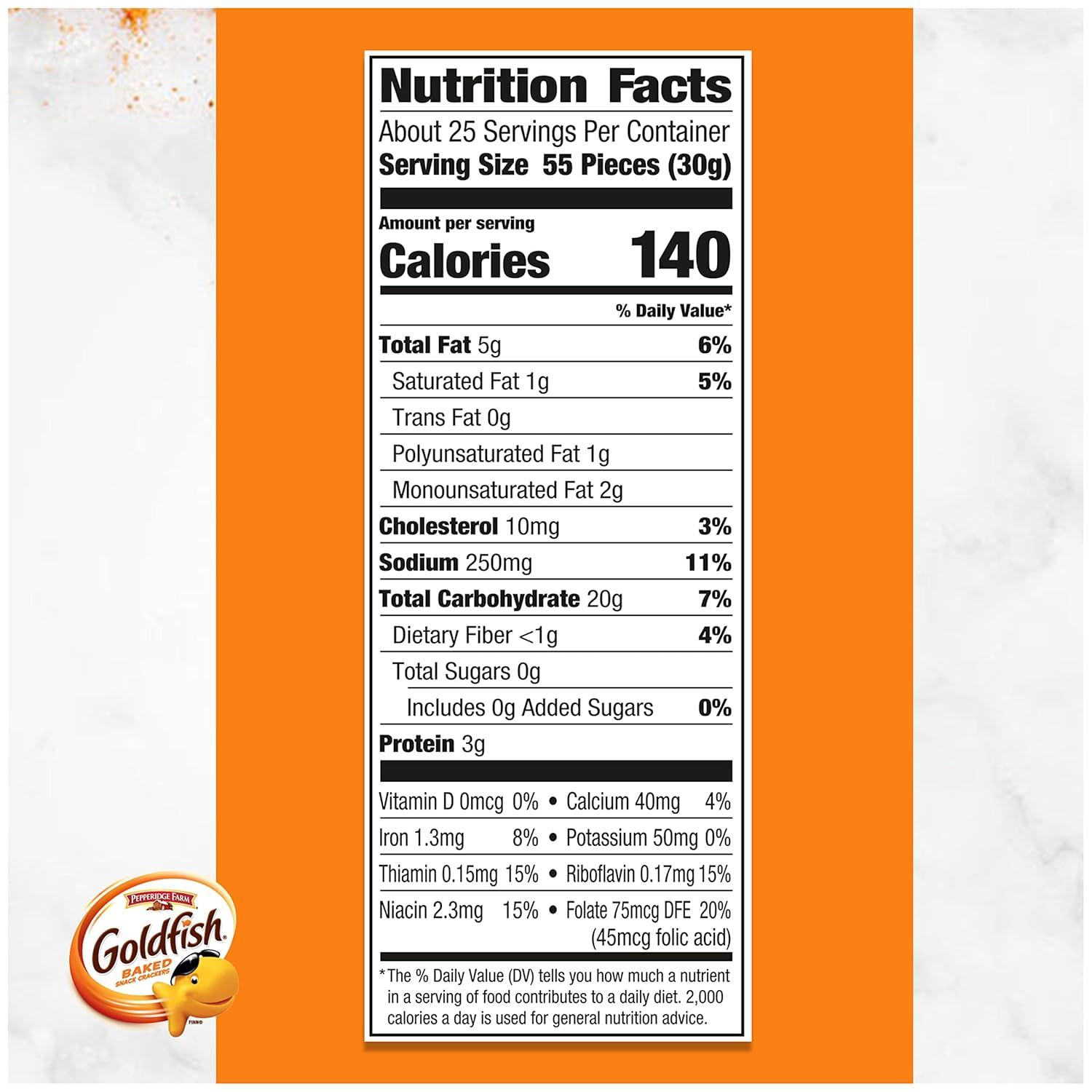 image:imageGoldfish Cheddar Cheese Crackers 273 oz Carton Pack of 6