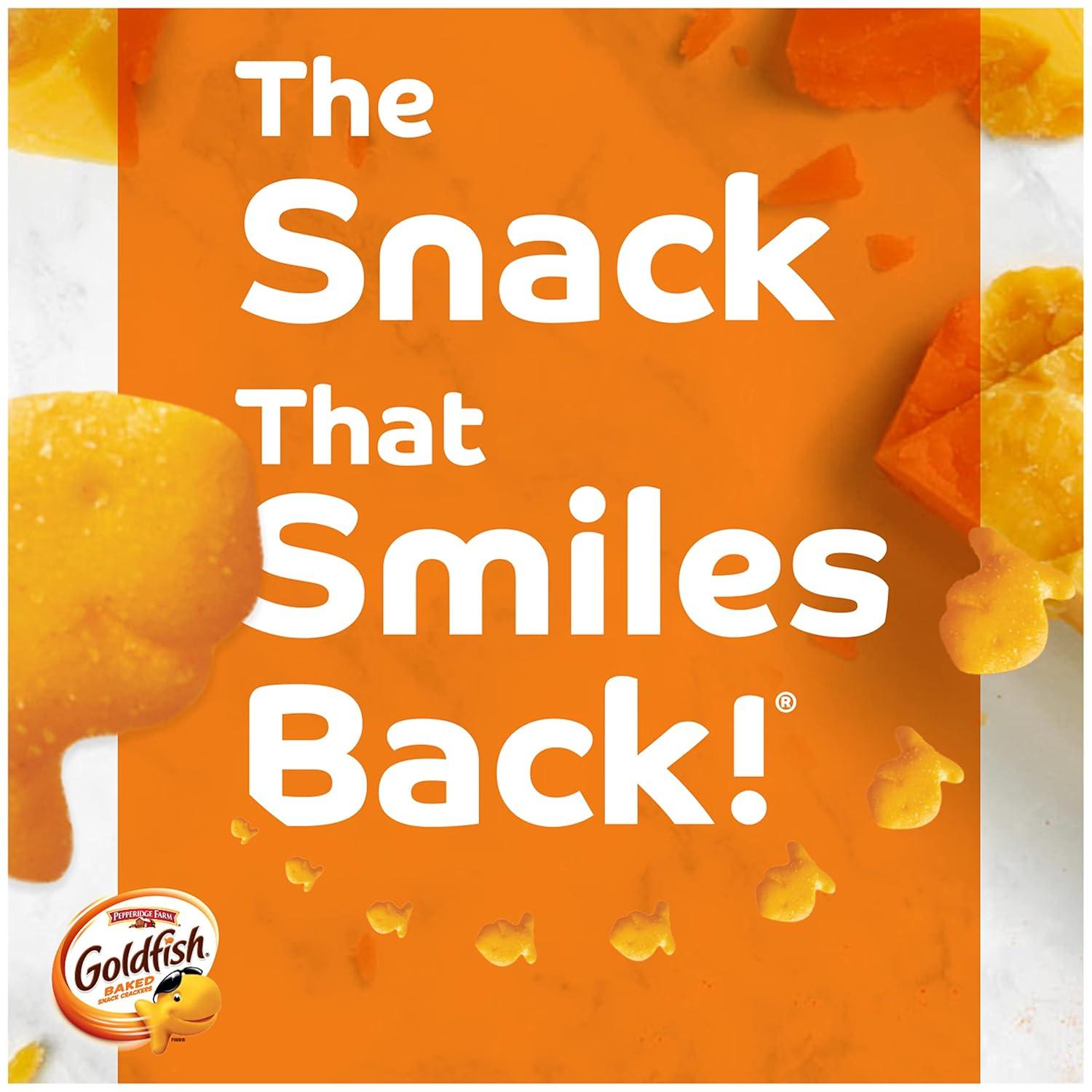 image:imageGoldfish Cheddar Cheese Crackers 273 oz Carton Pack of 6