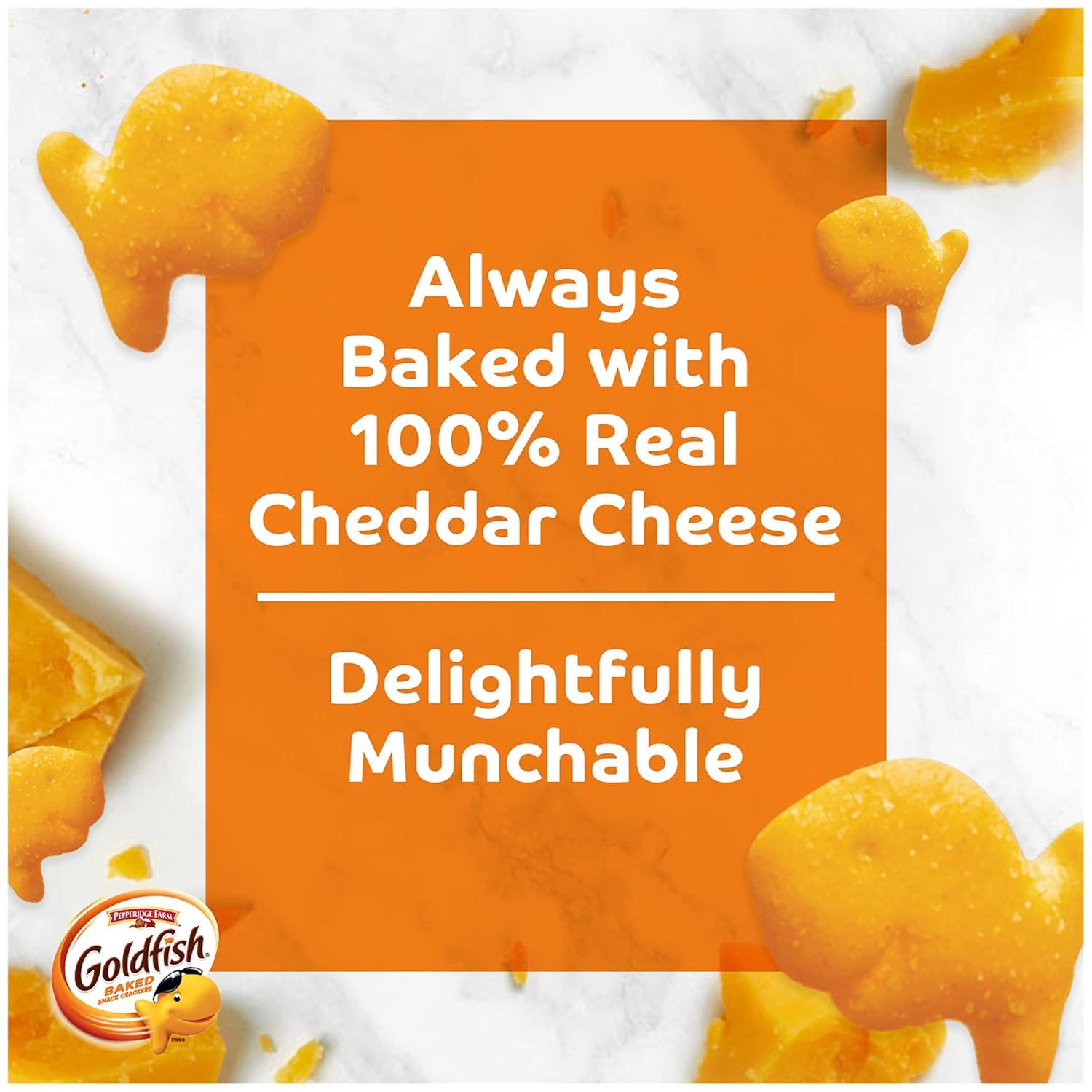 image:imageGoldfish Cheddar Cheese Crackers 273 oz Carton Pack of 6