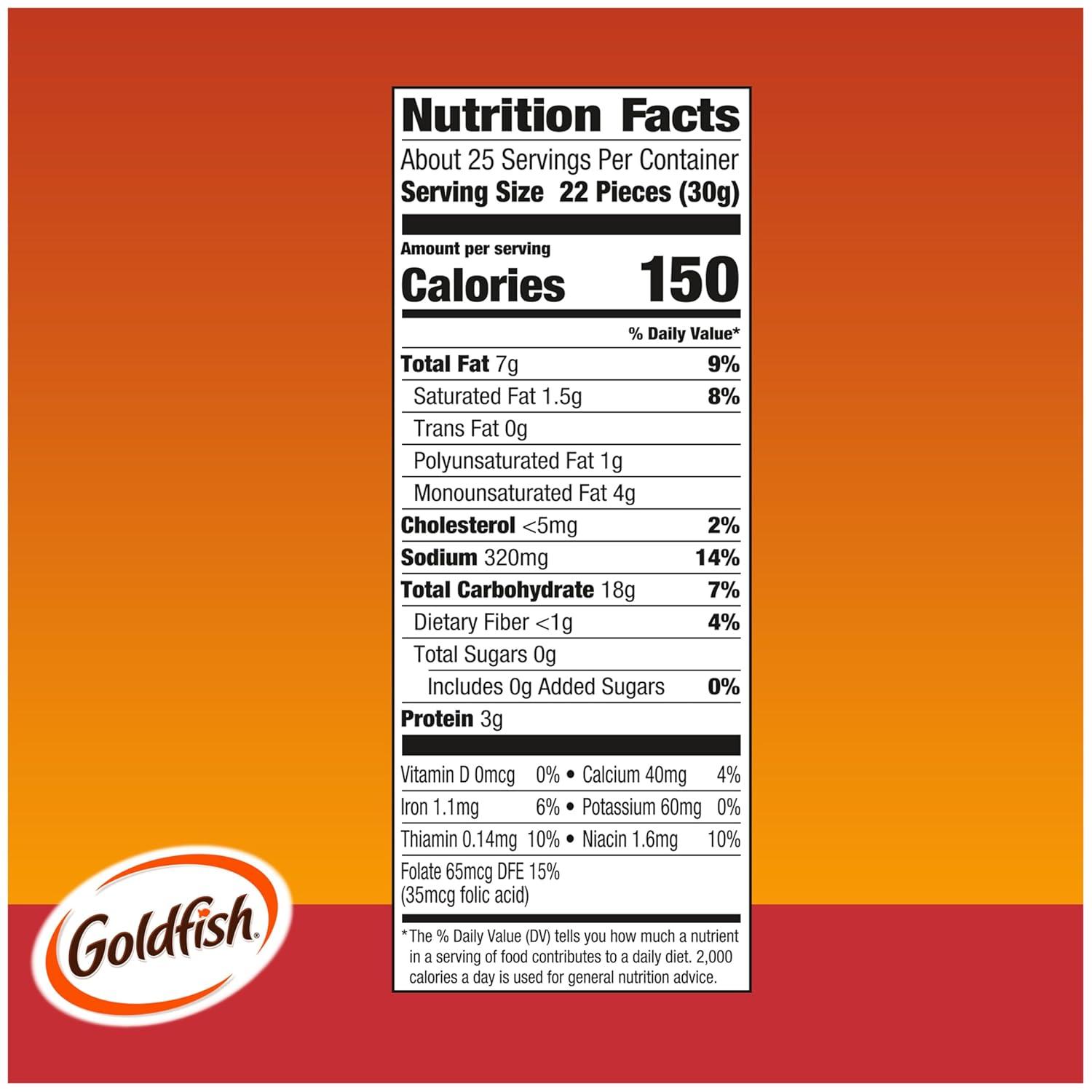 image:imageGoldfish Colors Cheddar Cheese Crackers Baked Snack Crackers 66 oz Bag Pack of 6Sharp Cheddar