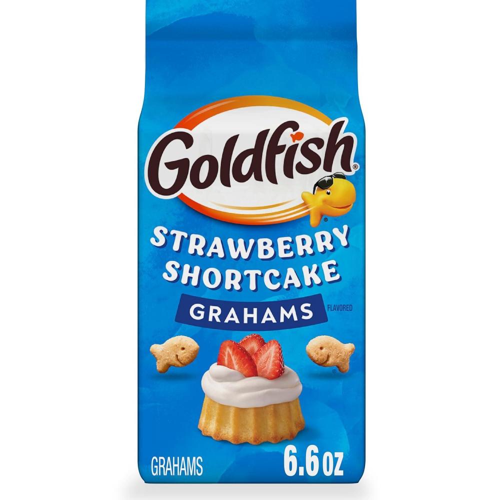 image:imageGoldfish Grahams Cinnamon Roll Baked Snack Crackers 66 Oz BagStrawberry Shortcake Flavored