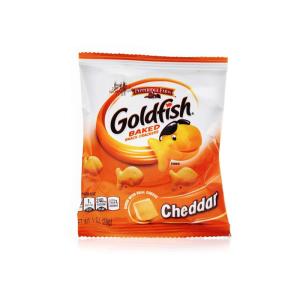 Goldfish Colors Cheddar Cheese Crackers, Baked Snack Crackers, 6.6 oz Bag (Pack of 6)(Cheddar)