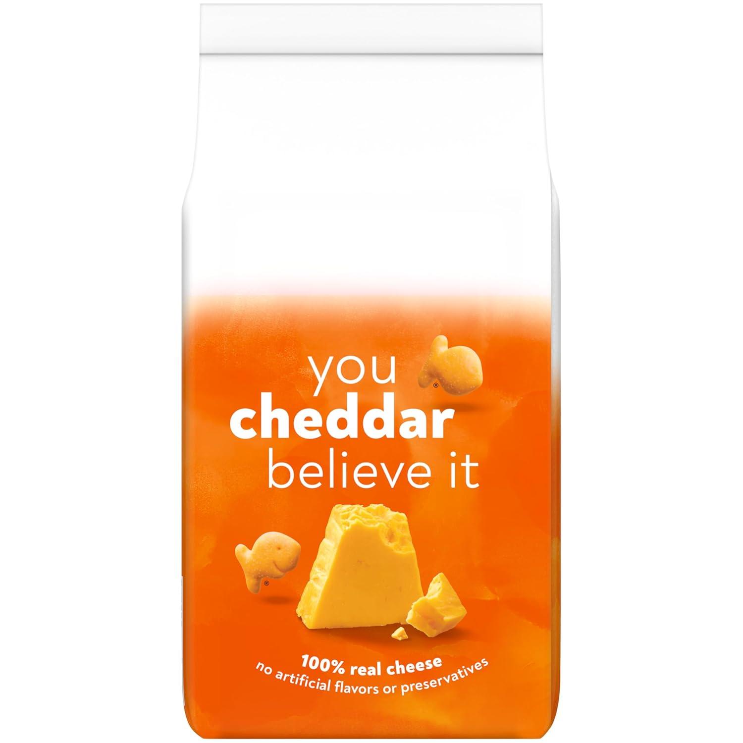 image:imageGoldfish Crackers Flavor Blasted Xtra Cheddar Crackers Family Size 10 Oz BagCheddar