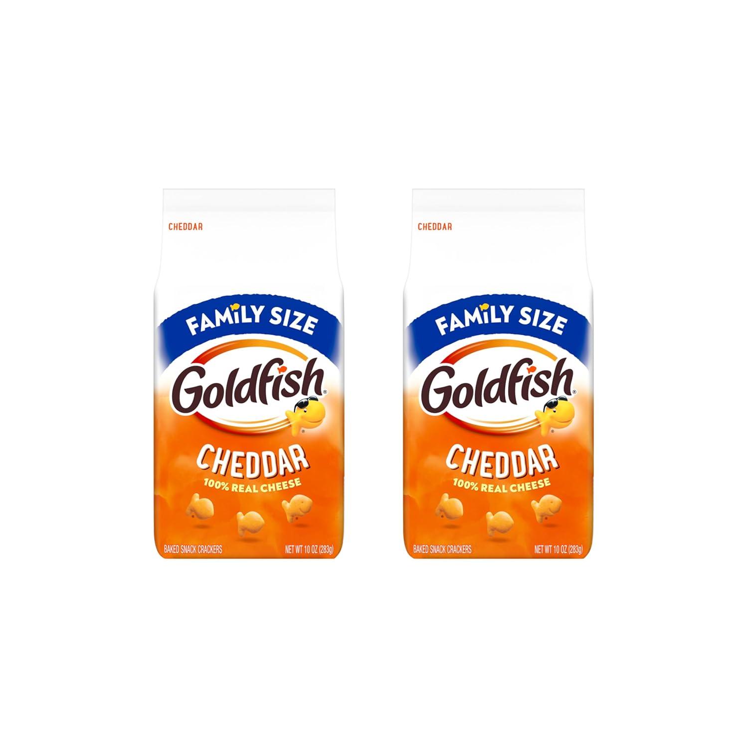 image:imageGoldfish Crackers Flavor Blasted Xtra Cheddar Crackers Family Size 10 Oz BagCheddar