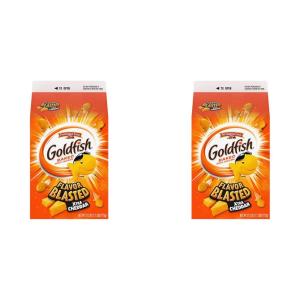 Goldfish Flavor Blasted Xtra Cheddar Cheese Crackers, 27.3 oz Carton(Flavor Blasted Xtra Cheddar)