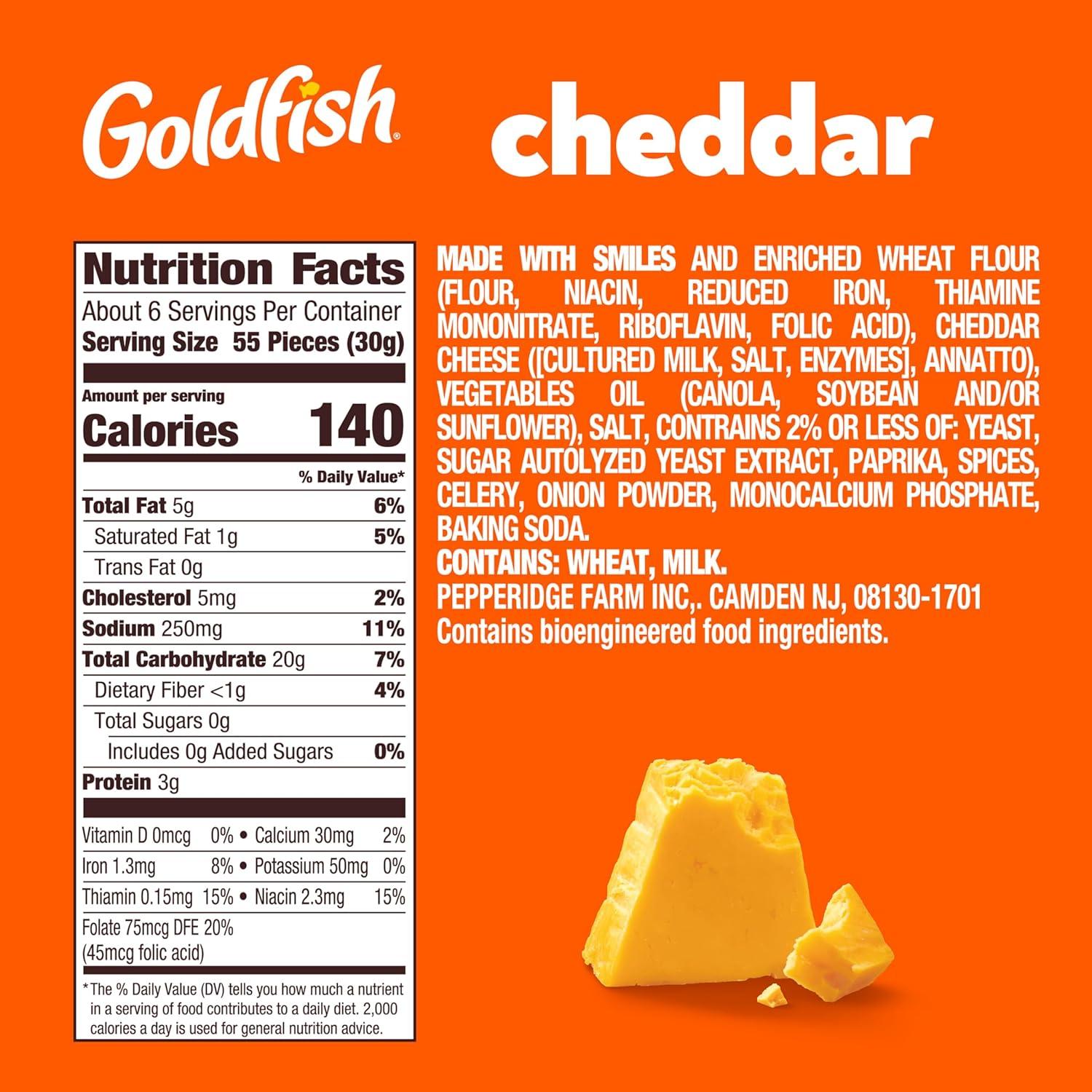image:imageGoldfish Cheddar Cheese Crackers Baked Snack Crackers 66 oz Bag