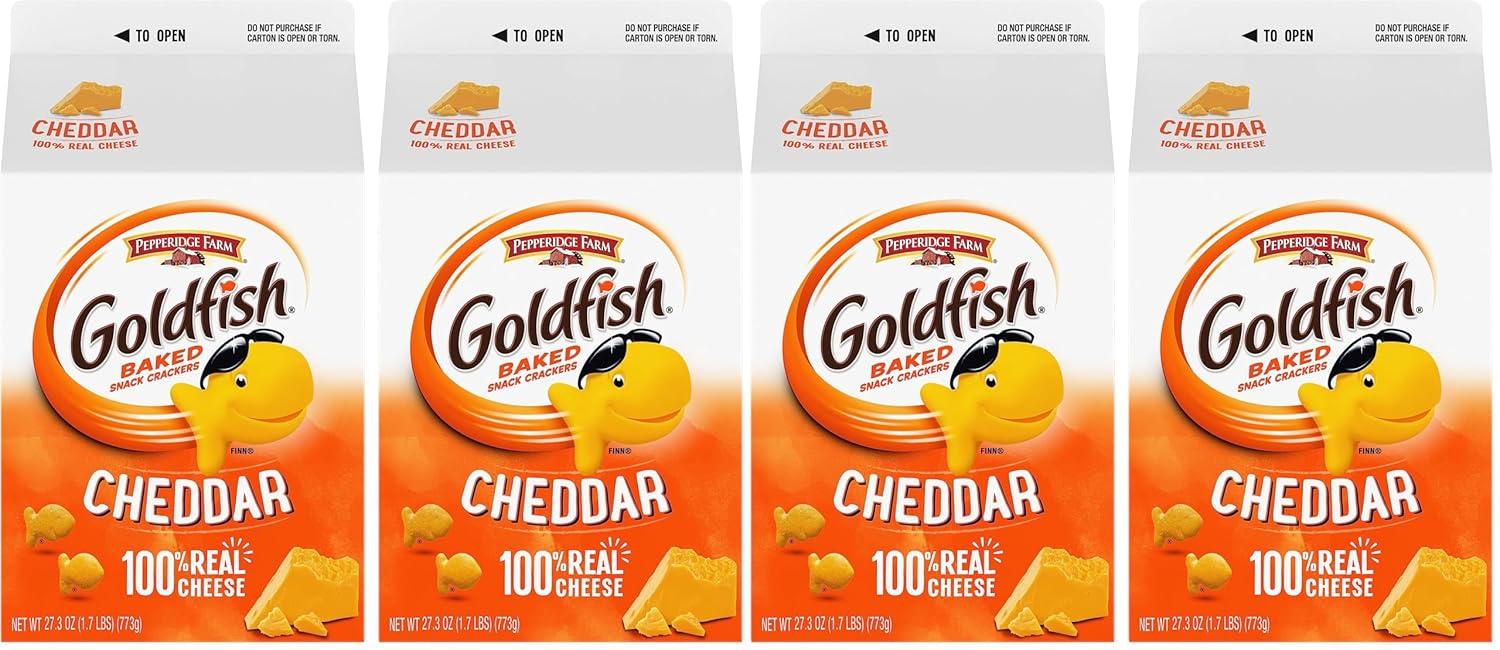 image:imageGoldfish Cheddar Crackers 273 oz carton 2 CT boxCheddar