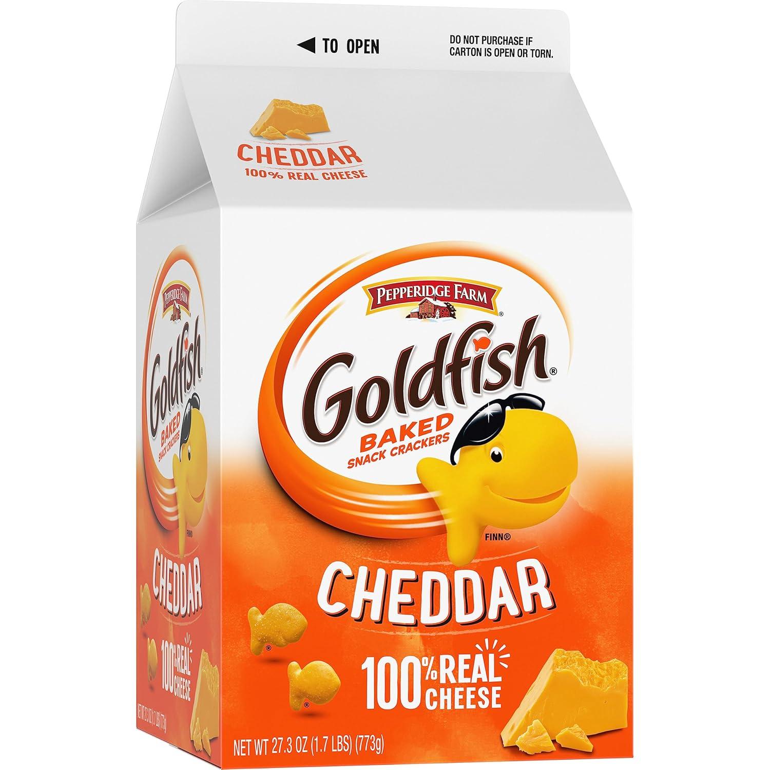image:imageGoldfish Cheddar Crackers 273 oz carton 2 CT boxCheddar