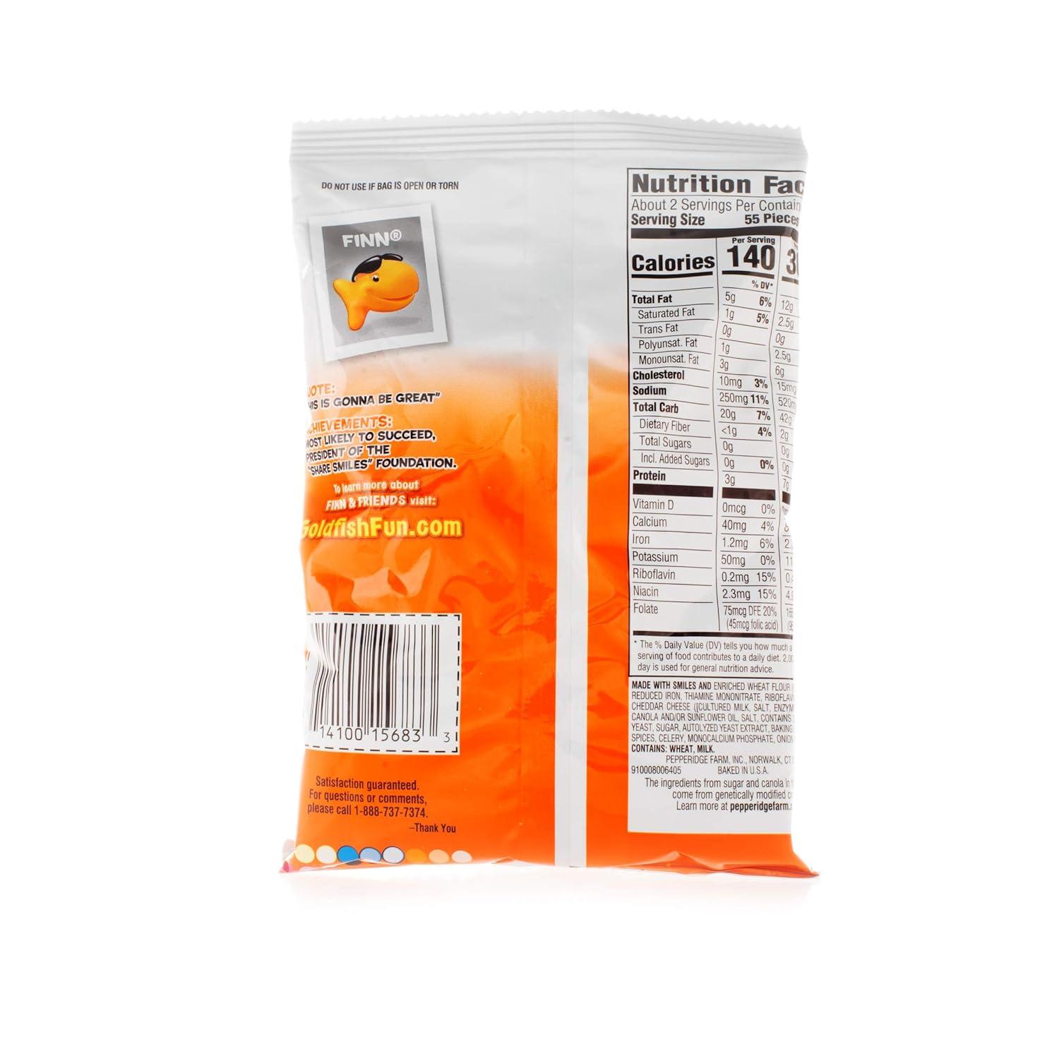 image:imageGoldfish Colors Cheddar Cheese Crackers Baked Snack Crackers 30 Oz CartonCheddar Cheese