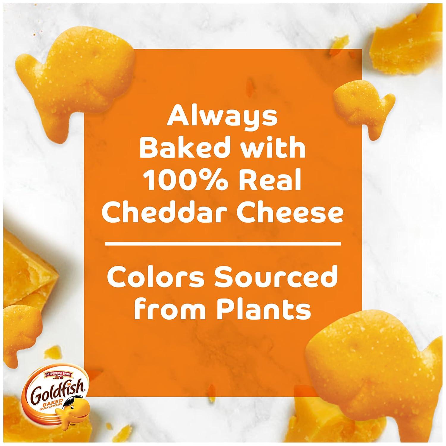 image:imageGoldfish Colors Cheddar Cheese Crackers Baked Snack Crackers 30 Oz CartonColors Cheddar