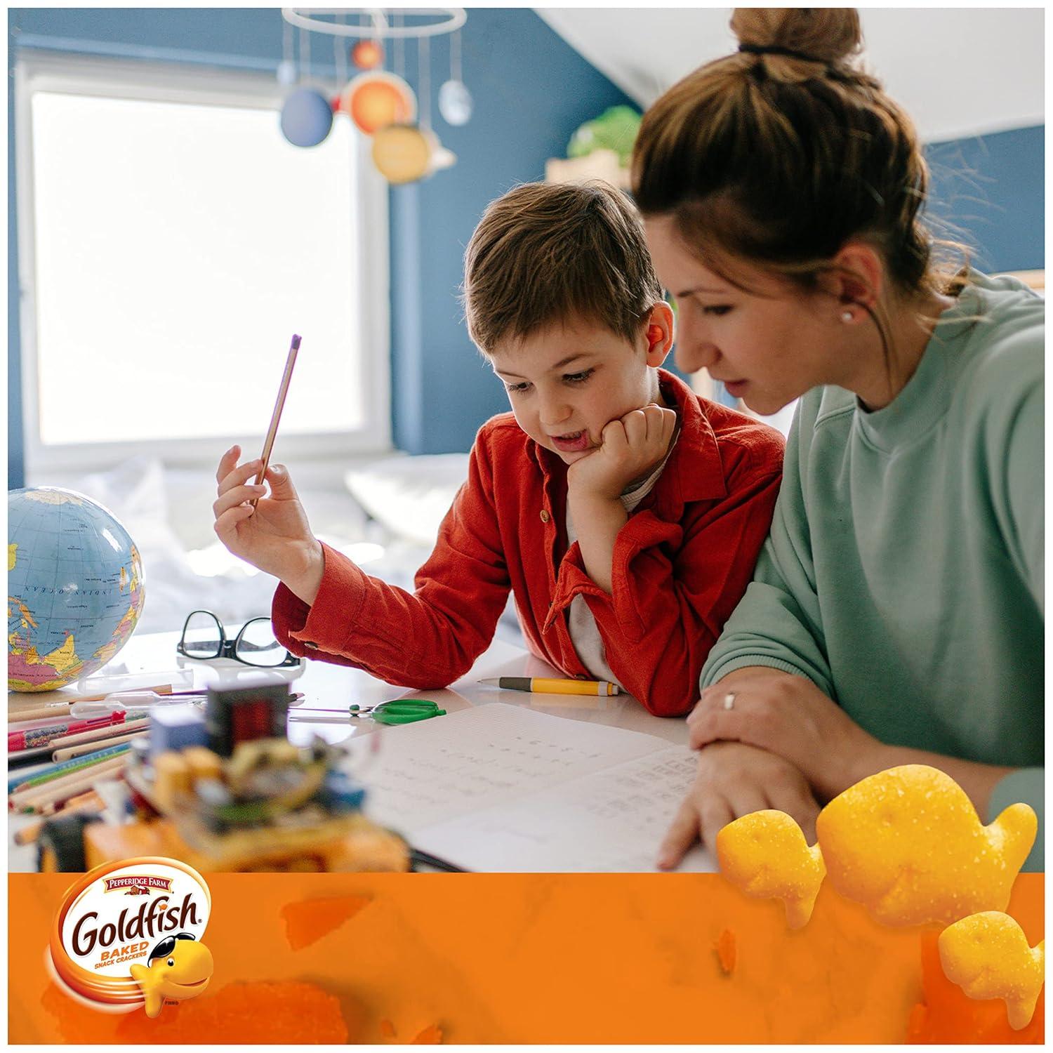 image:imageGoldfish Colors Cheddar Cheese Crackers Baked Snack Crackers 30 Oz CartonColors Cheddar