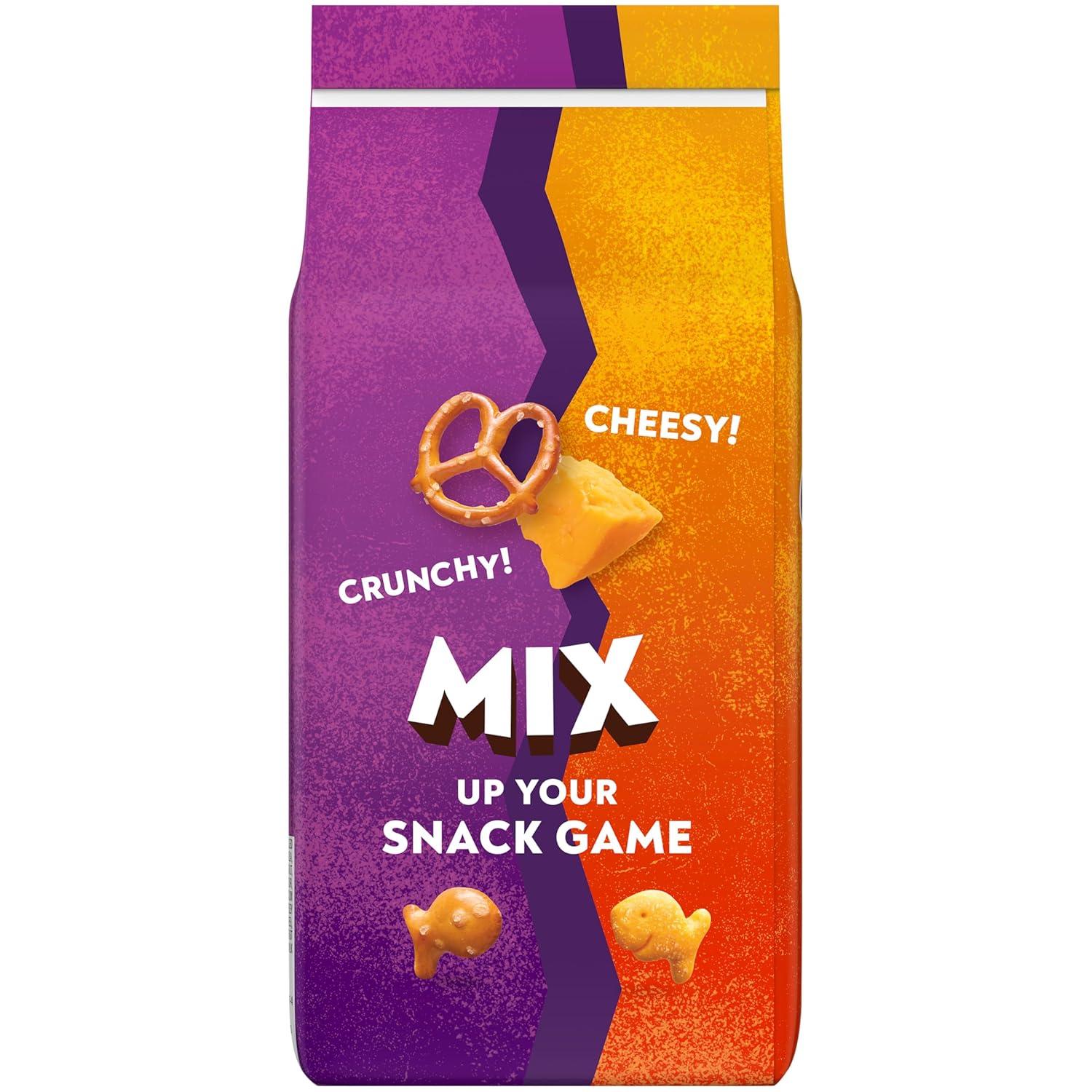 image:imageGoldfish Crackers Mix with Xtra Cheddar and Pretzel Snack Crackers 66 oz bag66 Ounce Pack of 1