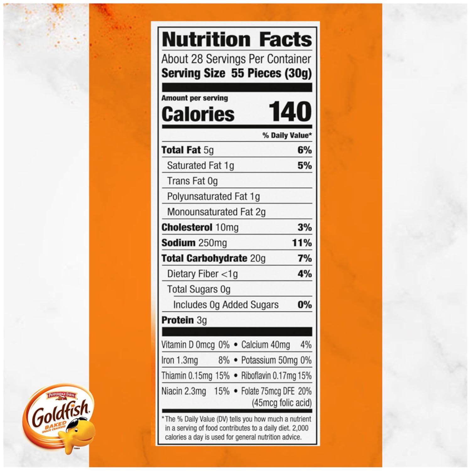 image:imagePepperidge Farm Goldfish Crackers Cheddar 187 lb