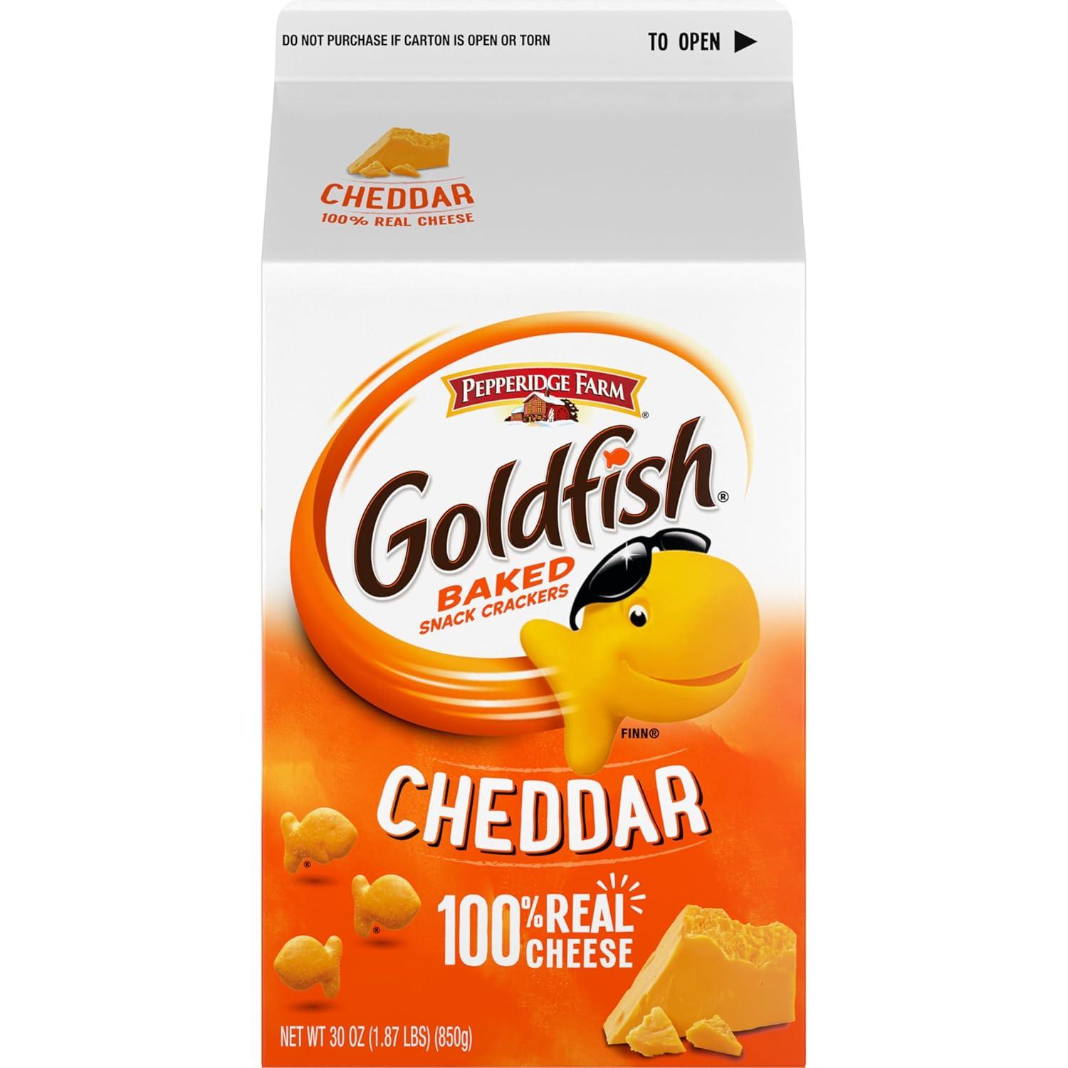 image:imagePepperidge Farm Goldfish Crackers Cheddar 187 lb