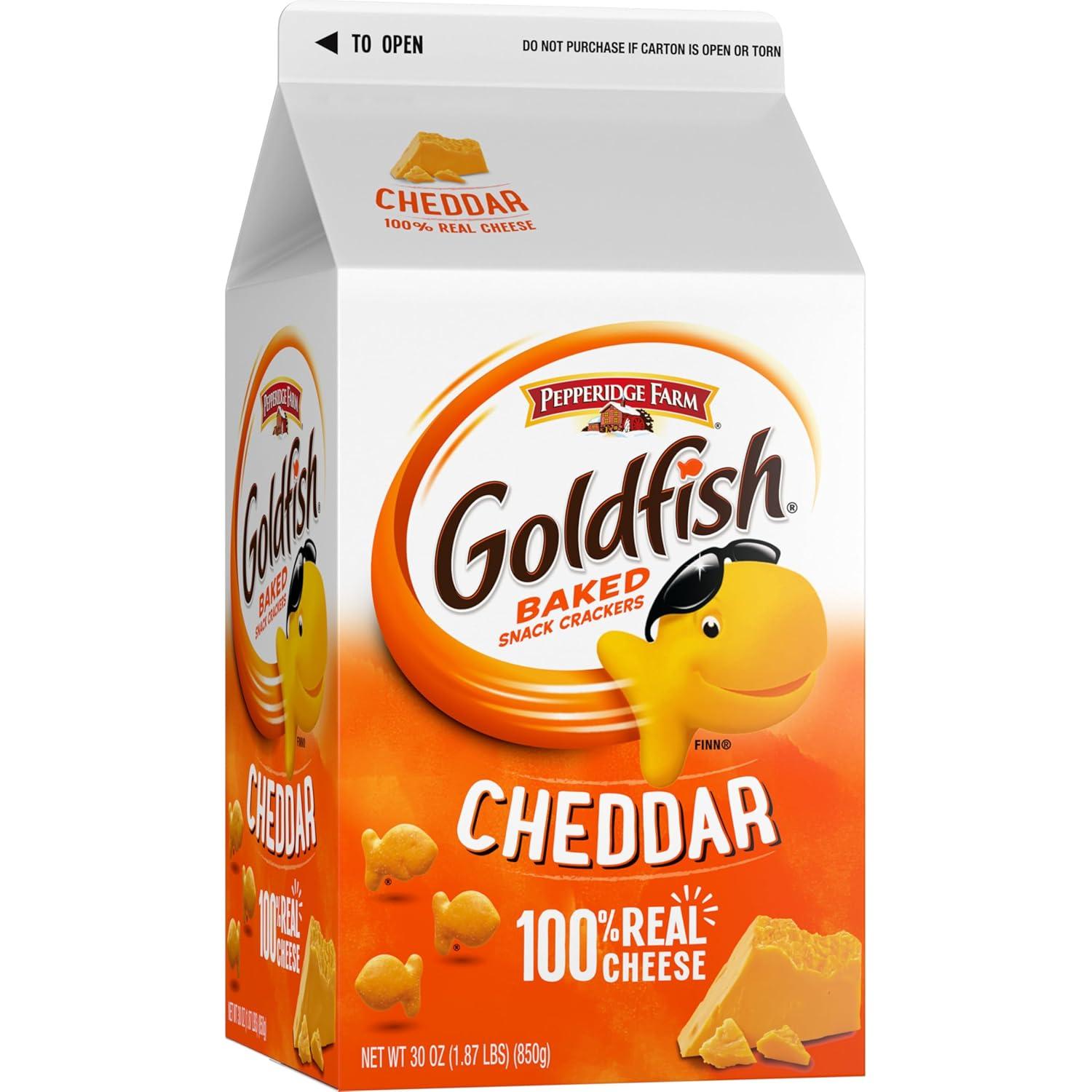 image:imagePepperidge Farm Goldfish Crackers Cheddar 187 lb