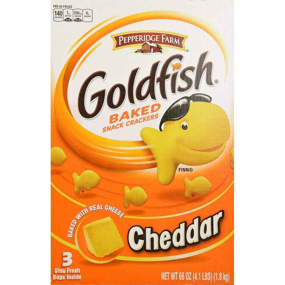 image:imageGoldfish Original Crackers Snack Crackers 66 oz bagxtra cheddar