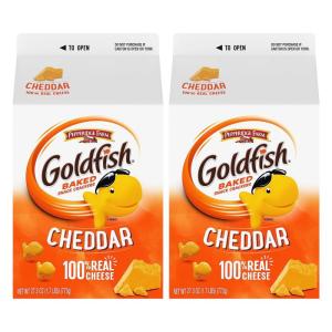 Goldfish Cheddar Crackers, 27.3 oz carton, 2 CT box(Cheddar)