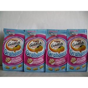 Goldfish Colors Cheddar Cheese Crackers, Baked Snack Crackers, 6.6 oz Bag(Vanilla)